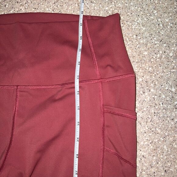 So Athletic Leggings~ Red ~ Sz. L ~ EUC - Picture 6 of 7